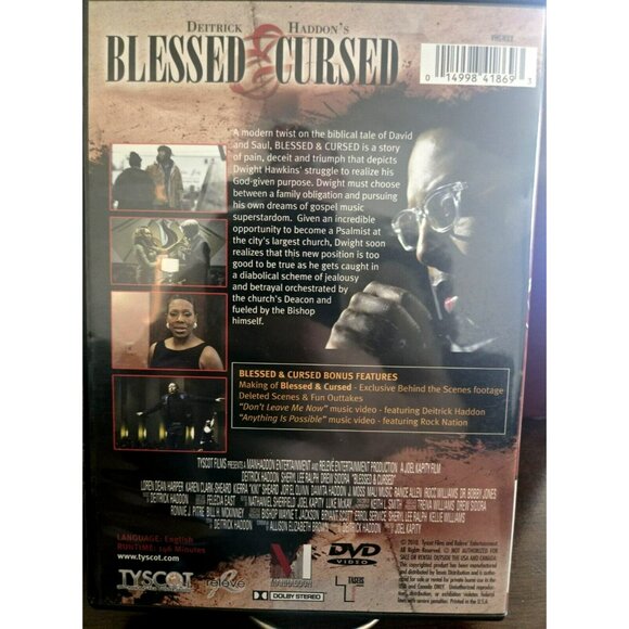 Blessed & Cursed Deitrick Haddons DVD Movie - Picture 2 of 3